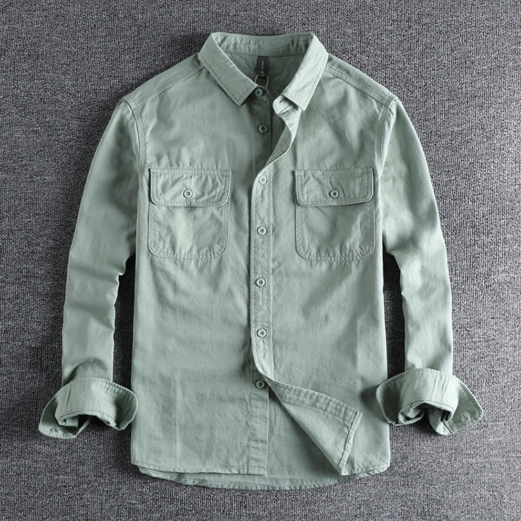 Design Sense Overalls Long Sleeve Shirt Men